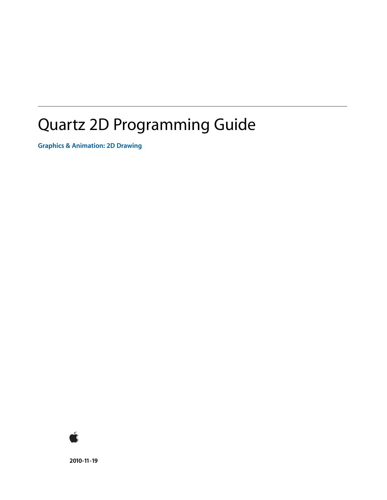 Quartz 2D Programming Guide