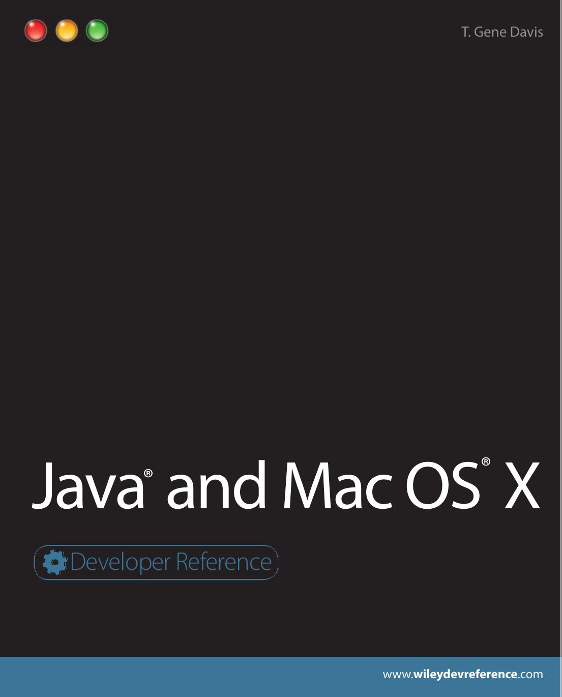 Java and Mac OS X Developer Reference