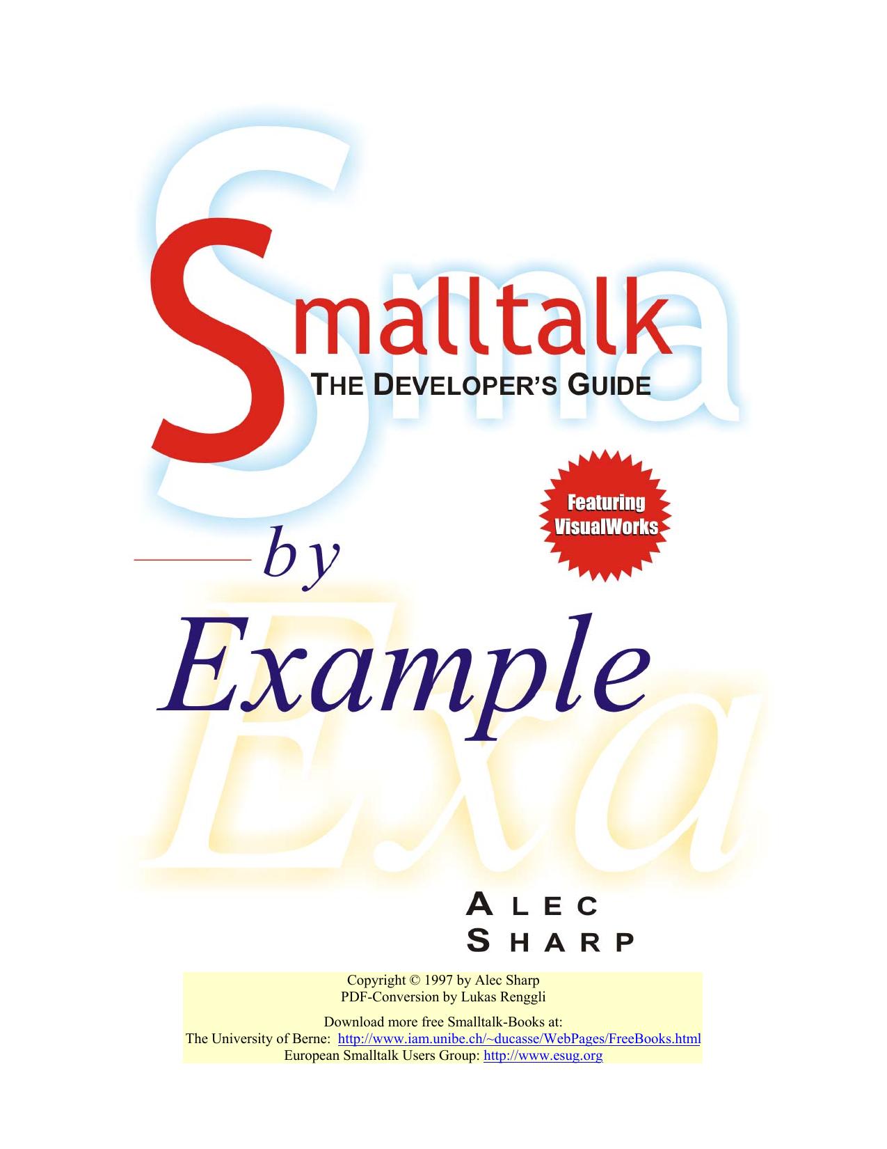 Smalltalk By Example - Sharp