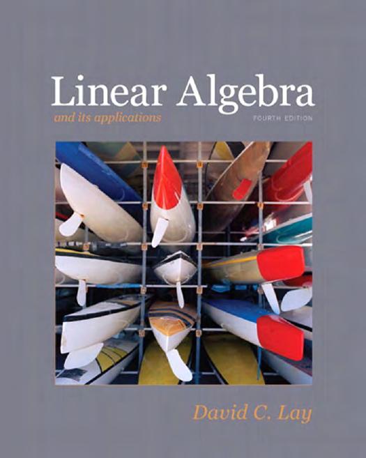 Linear Algebra and Its Applications 4e - Lay