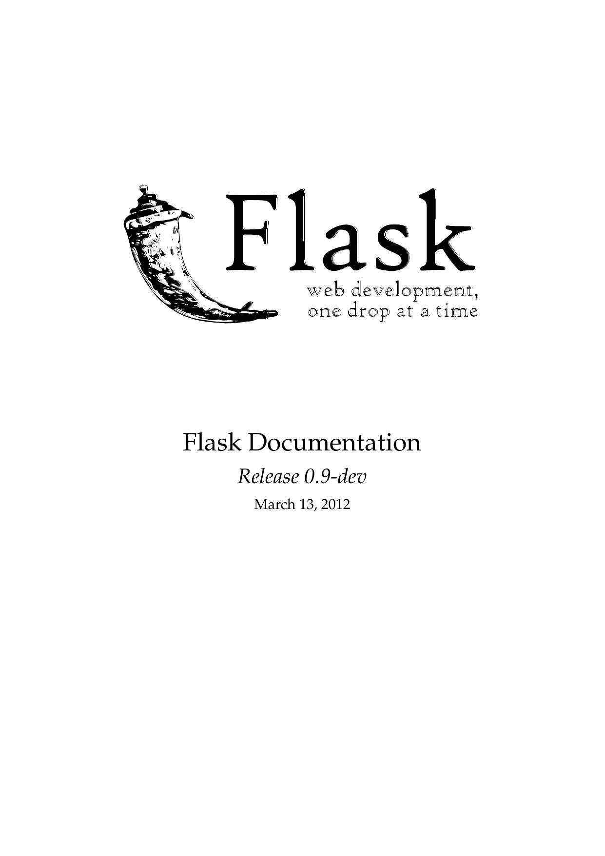 Flask Documentation