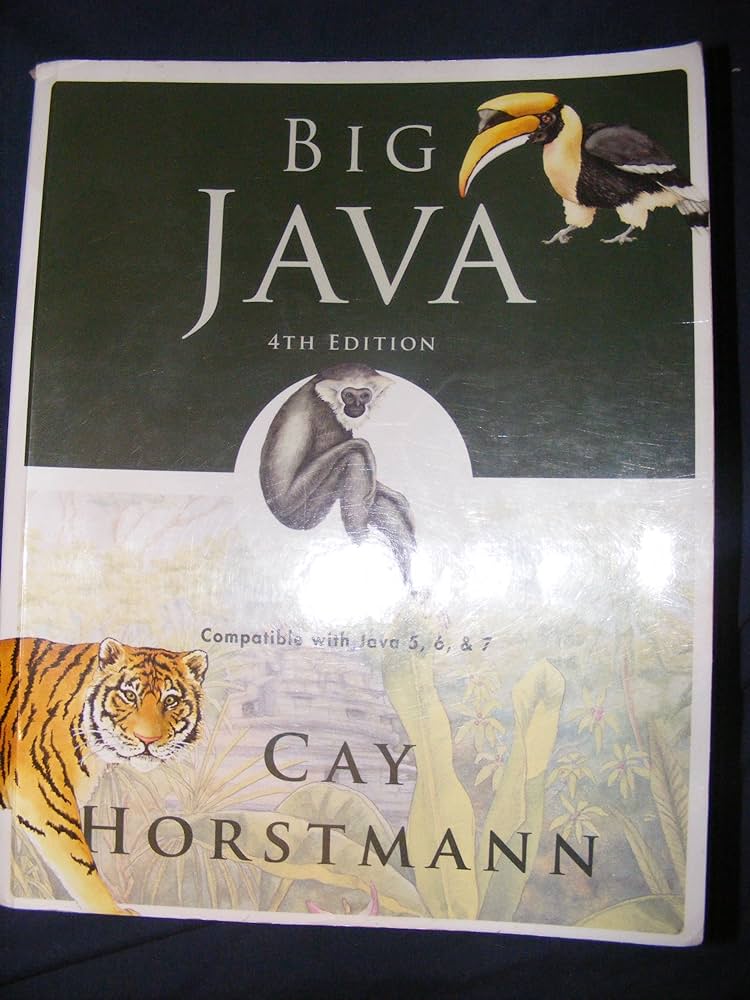 Big Java 4e: Compatible with Java 5, 6, and 7
