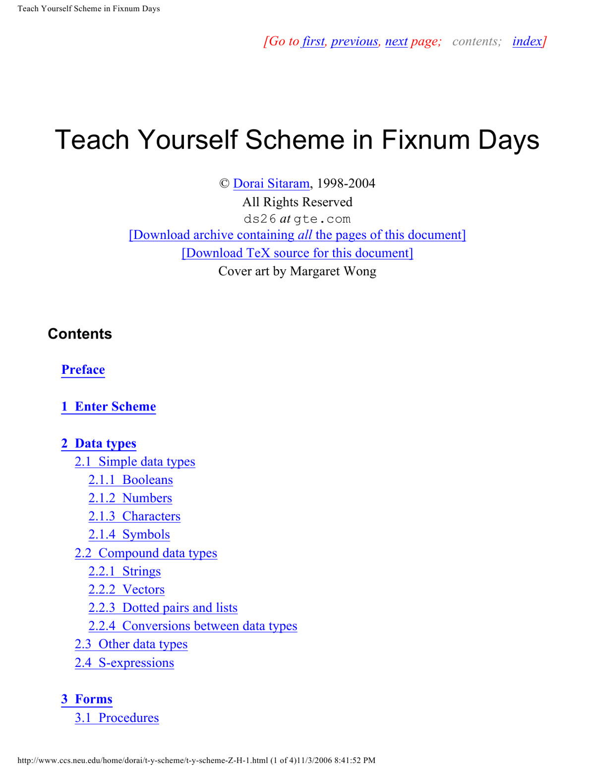Teach Yourself Scheme in Fixnum Days