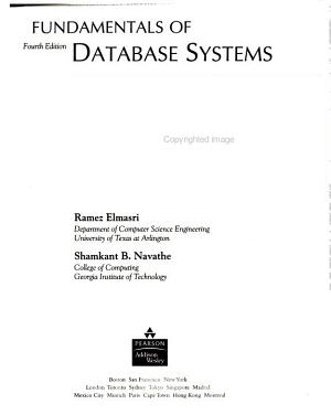 Fundamentals of Database Systems